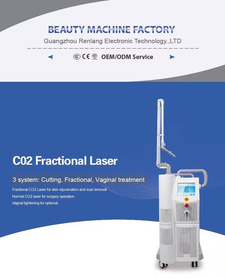 Professional Laser CO2 Fractional Face Anti-aging Wrinkles Scars Acne Remove Skin Rejuvenation Co2 Fractional Laser Machine