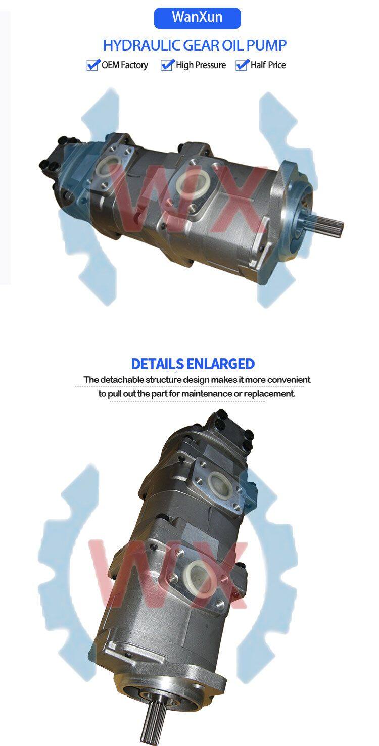 For Komatsu Crane LW250L-1X/1H Steering Vehicle Hydraulic Oil Gear Pump 705-56-23010