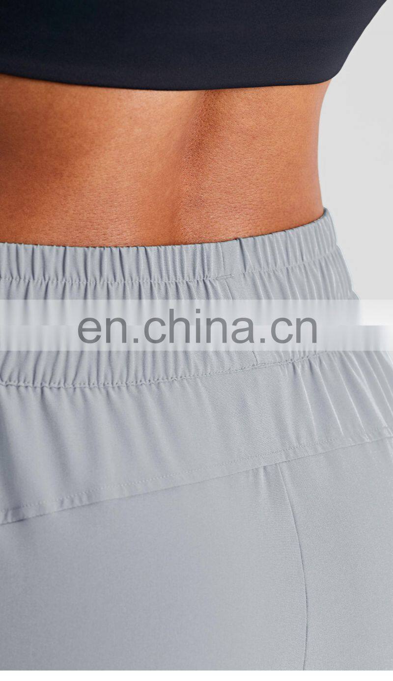 High Quality OEM Women Casual Joggers Pants Large Side Pocket Breathable Sweatpants