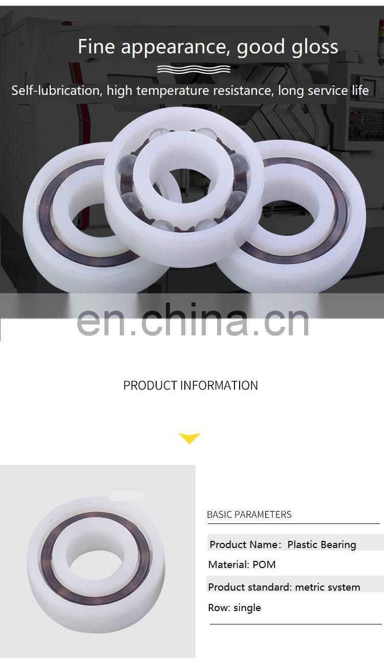 Small and Mini Nylon POM-683/ 688/ 684 /685 /696 /698 Resin Engineering Plastic Bearings