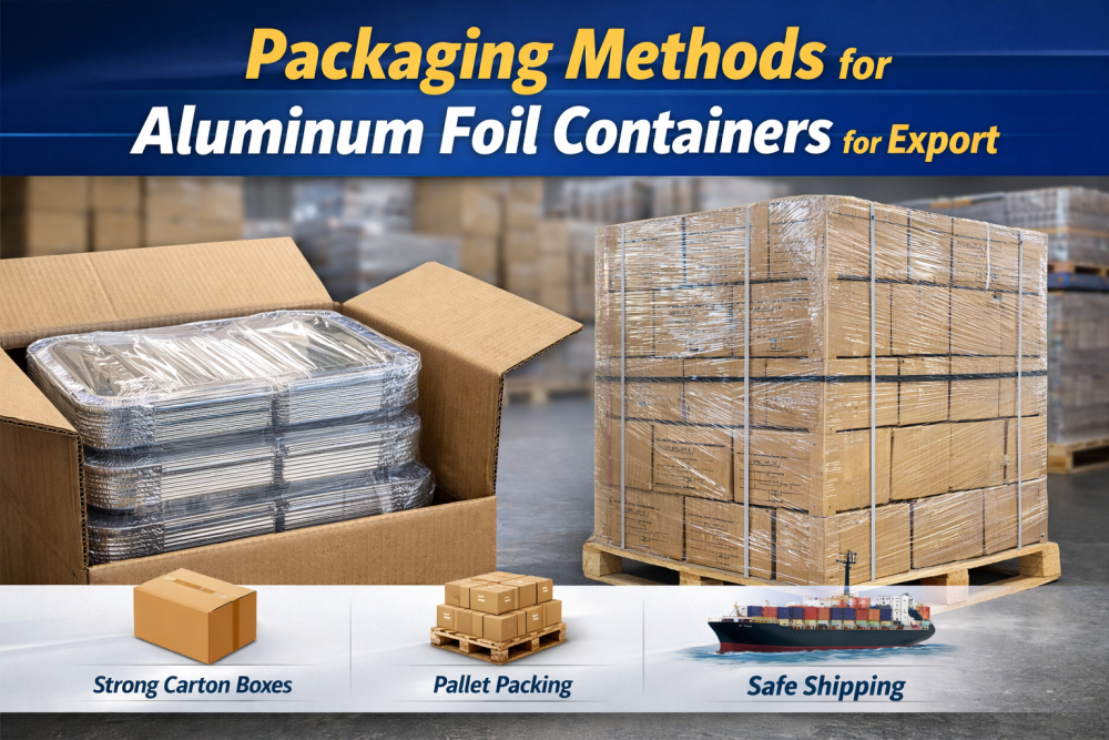 Packaging Methods for Aluminum Foil Containers for Export