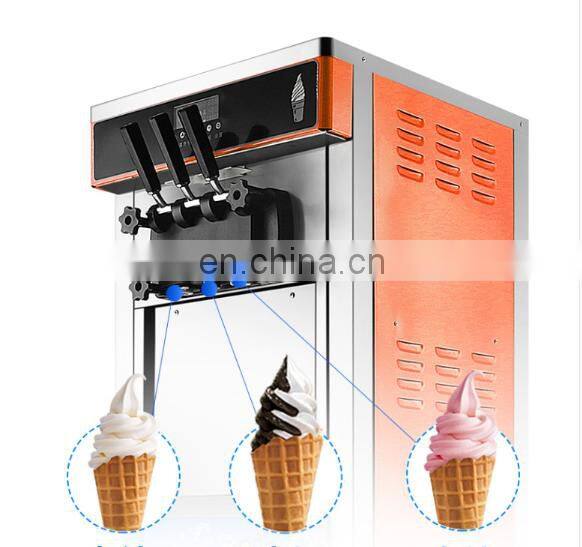 Table Top 3 flavors Mini Soft Ice Cream Machine Price/ Small Ice Cream Maker