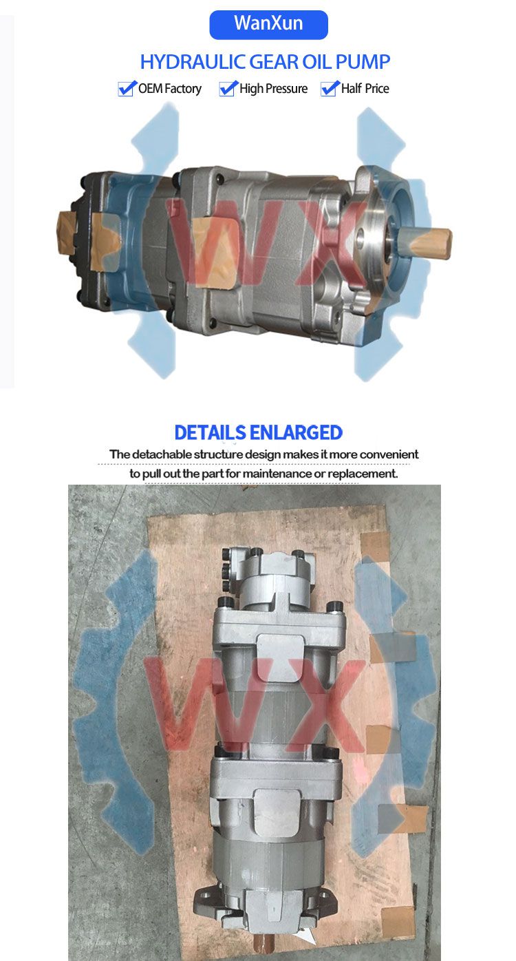 705-55-14000 Hydraulic Oil Gear Pump For Komatsu kawasaki CAT Wheel Loader Excavator Vehicle