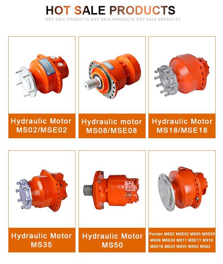 Poclain MS35 Low Speed High Torque Hydraulic Motor for Rolling Machine Super September