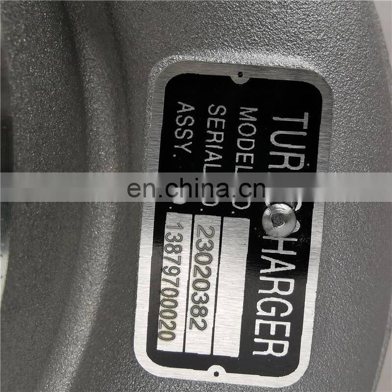 B3G 13879700020 13879880020 4263001 turbo charger for Deutz Industrial with TCD2015V6 Engine 13879880011 13879880015