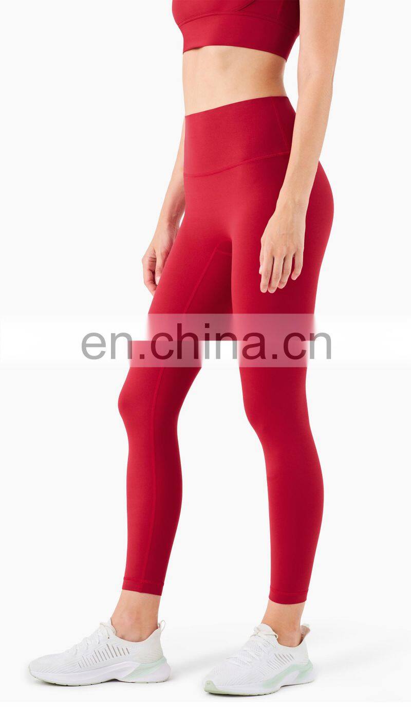 2021 ECO Girls Fitness Sport Leggings Tights Pants Custom Logo Push Up Yoga Pants With Pocket