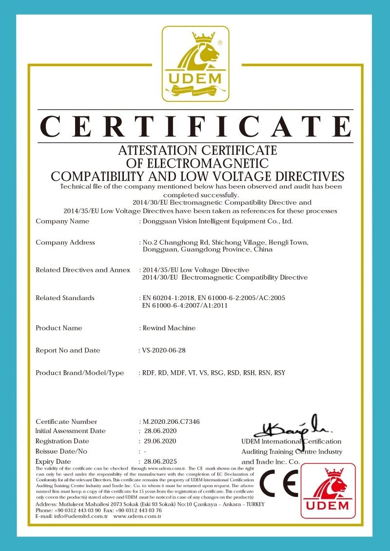 CE Certificate