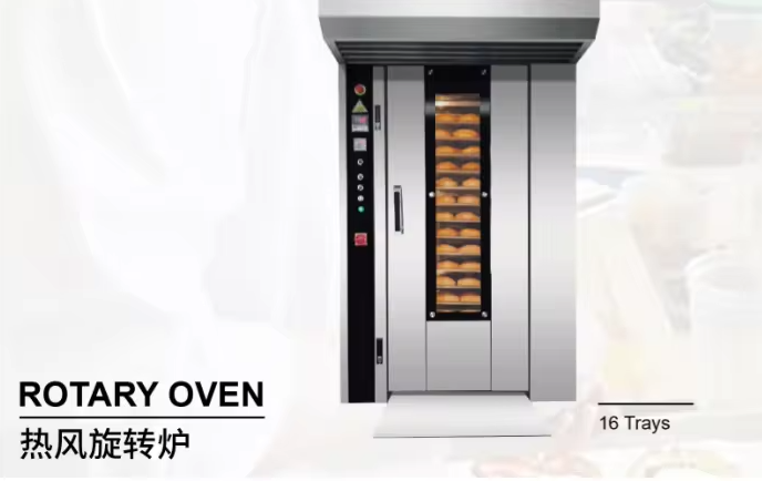 Industrial Electric Gas diesel Rotary Baking Oven for Biscuit Cookie Cake Bread