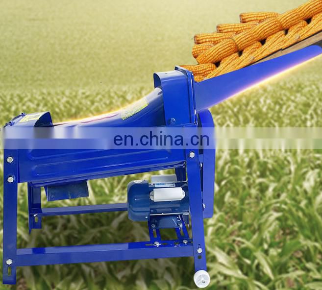 Automatic home electric corn thresher small corn device 220 thickened peeling corn machine