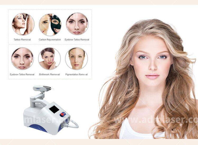 Mini 1320nm Nd Yag Q Switch Carbon Peeling Laser Skin Rejuvenation Facial Peeling Machine With CE Approved