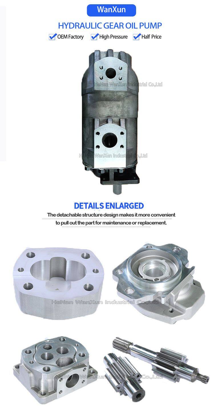 PC1901 for Komatsu  HD1500-5 HD1500-7 Dump truck factory Direct selling Hydraulic Gear Pump