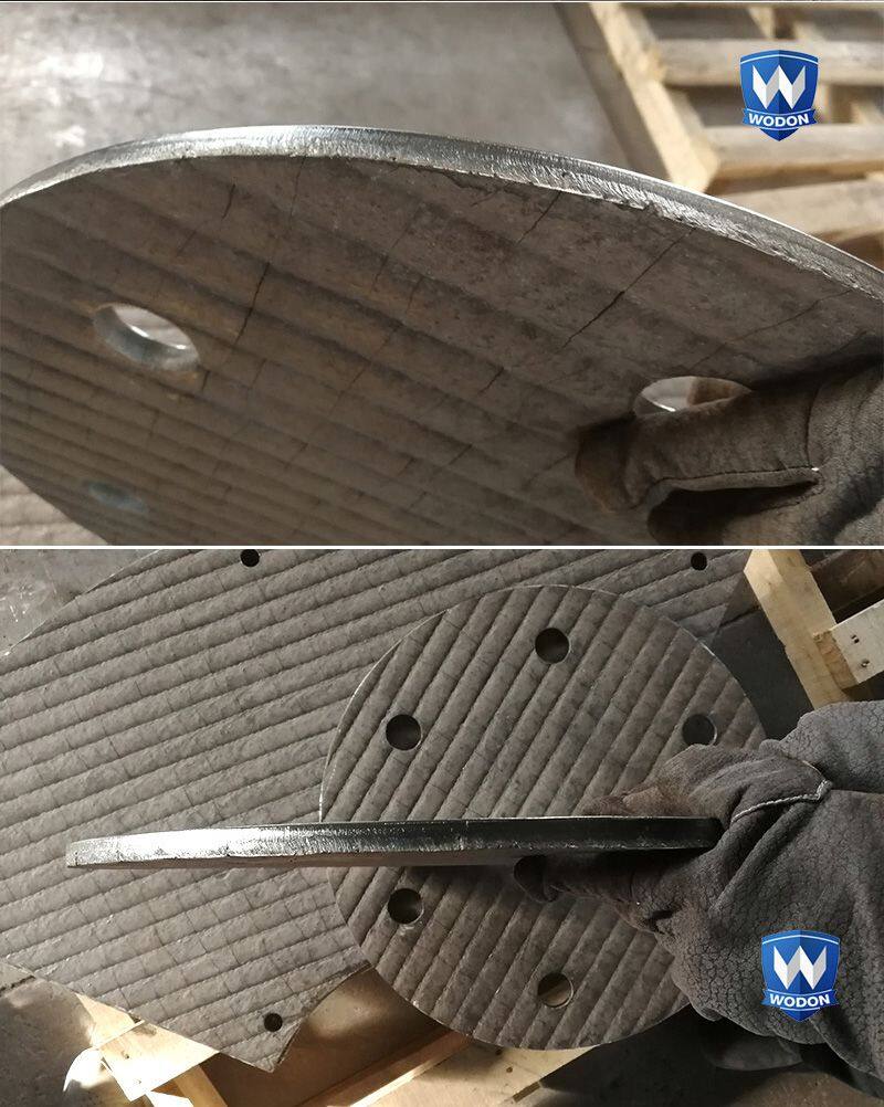 hardfacing abrasion high wear resistant performance cladding plate tube