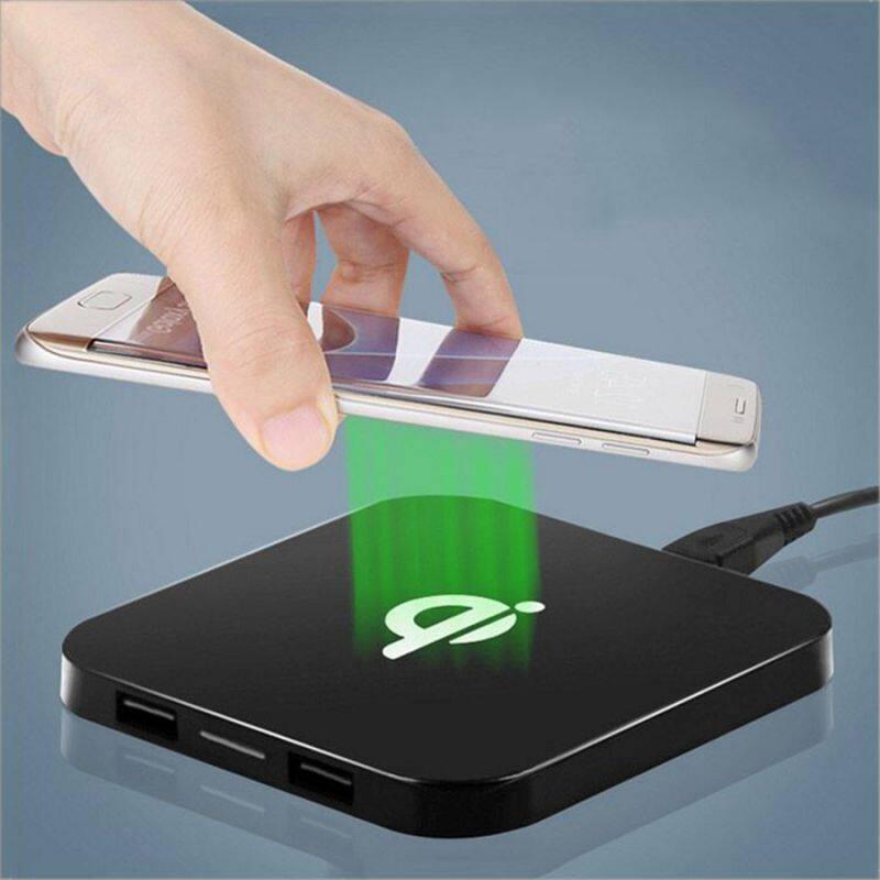 Smart 3 in 1 Wireless Charger for iPhone Samsung etc. Qi-enabled devices Portable Charging Universal Wireless Charger Pad