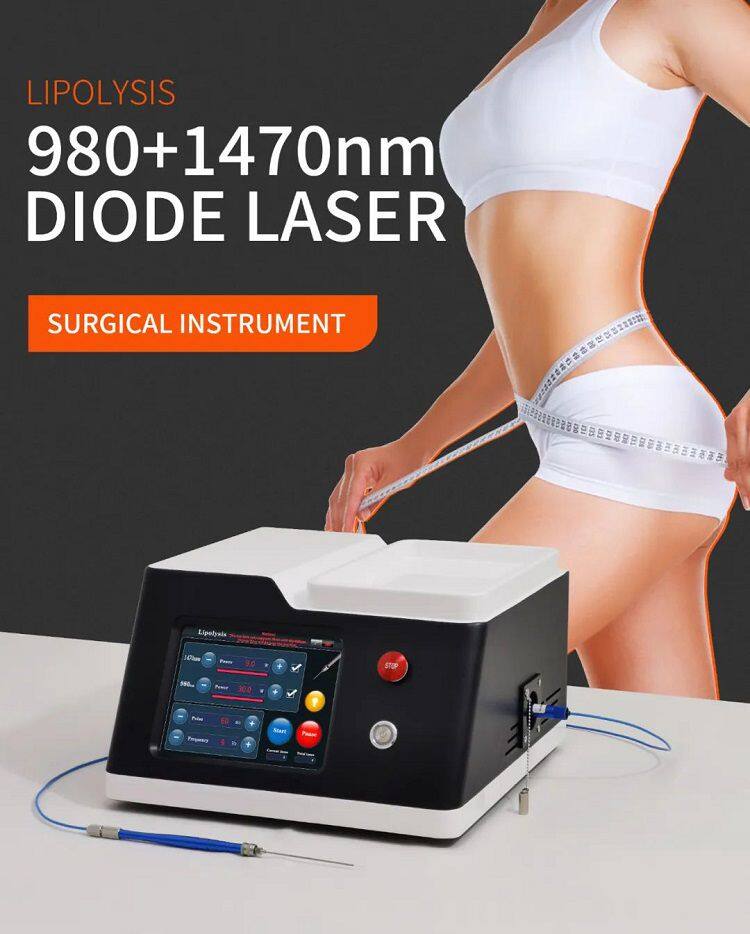 2024 Hot Selling Portable Fat Reduce 1470nm 980nm Diode Laser Multi-functions for Spider Vein Removal