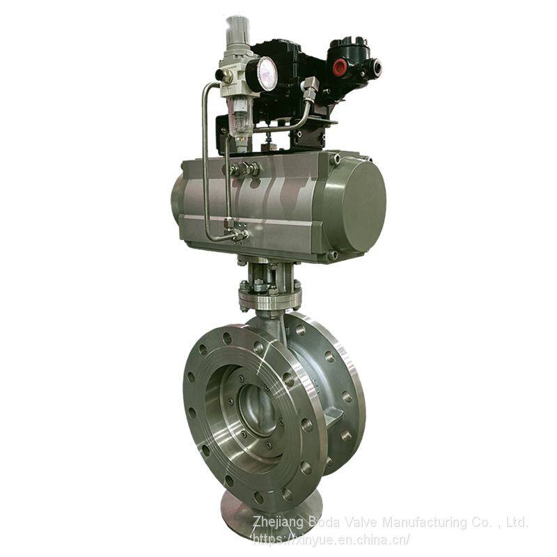 气动调节法兰蝶阀1