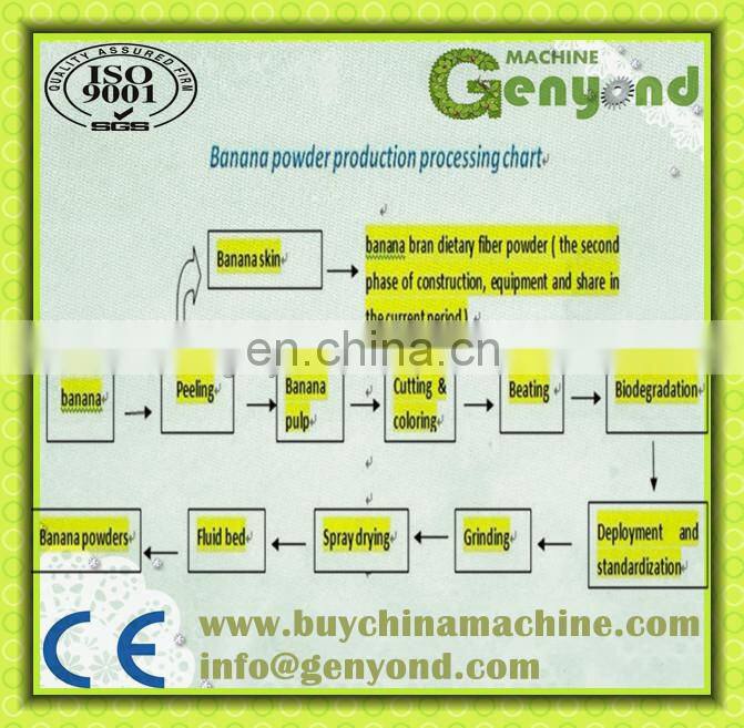 Shanghai genyond banana powder production line