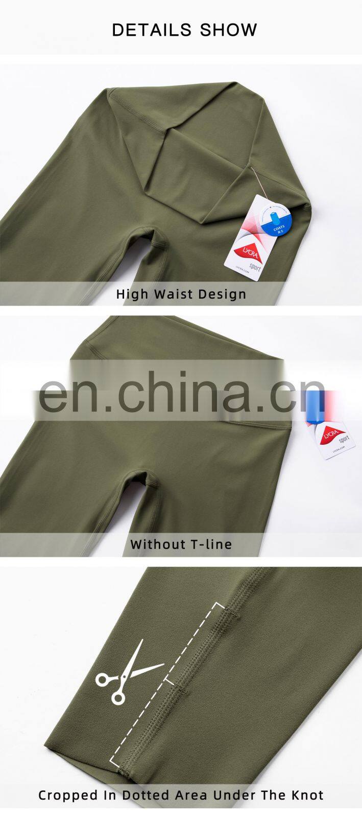 One Size Fits All Yoga Workout Leggings Custom Women Fitness Four Way Stretch Sports Pants