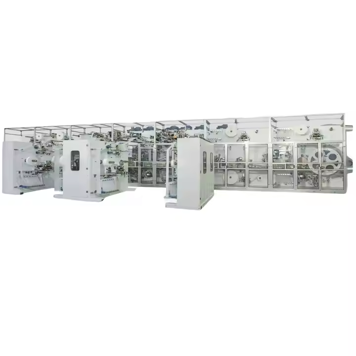 Semi Servo Disposal Baby Diaper Making Machine (4)