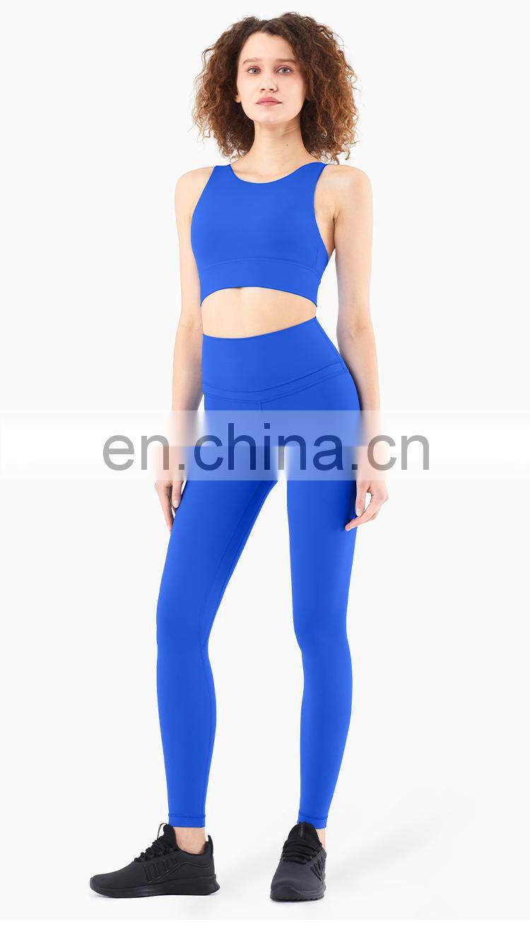 High Waist Yoga Legging Butt Lifting Yoga Pants Sport Leggings With Pocket For Women
