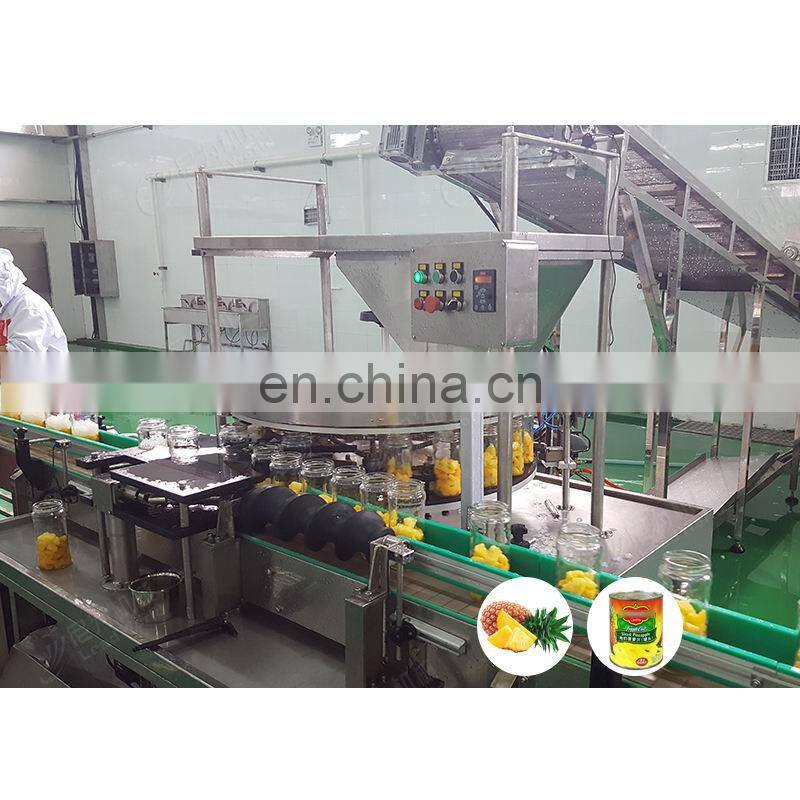 Factory Genyond fruit pineapple tomato peach canning sealing machine canned fruits processing plant production line price