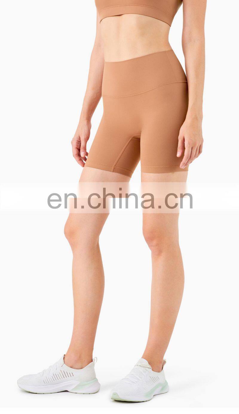 Custom Fitness Summer Gym Yoga Short Leggings Women High Waist Cycling Biker Short