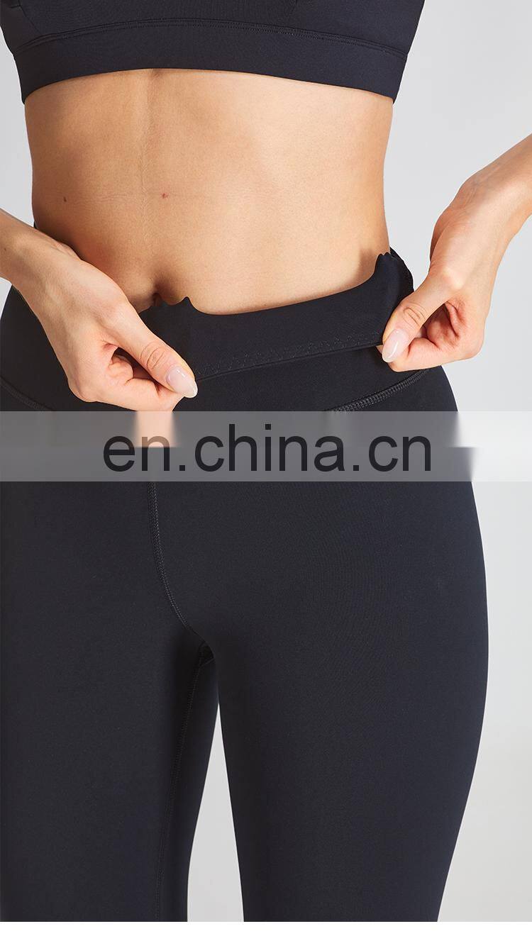 High End Custom Gym Tights Leggings For Women Anti-Curling Scrunch Butt Yoga Pants Leggings