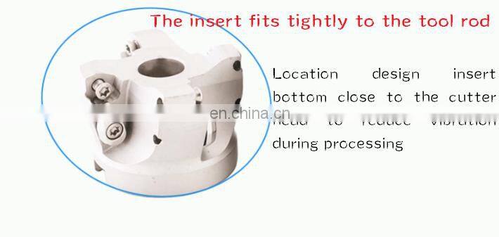 Factory SKS fast feed face milling cutter head NC cutter fast feed face milling cutter head