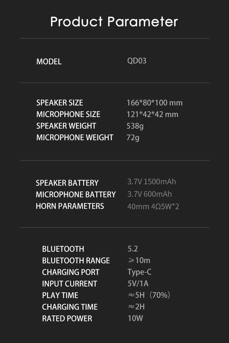 Mic Condenser Mini Karaoke Set Home Party Speaker Arcade Machine For Kids&adults Bluetooth Audio Power Amplifier Module