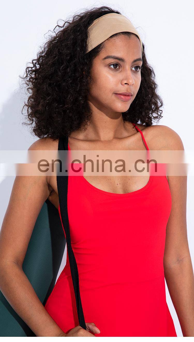 Women Golf Dress Y Back 2-in-1 Shorts Side Pocket Golf Tennis Dress Golf Skirt Comfort fabric