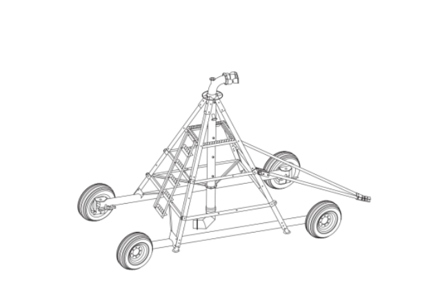 4-Wheel Movable Easton Pivot Irrigation Machine: An Efficient Choice for Agricultural Irrigation