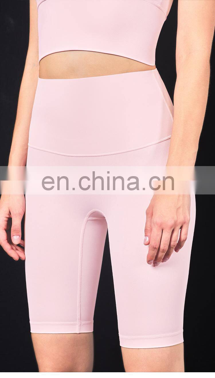 Wholesale Tummy Control Yoga Short Workout Running Athletic High Waist Sport Leggings for Women