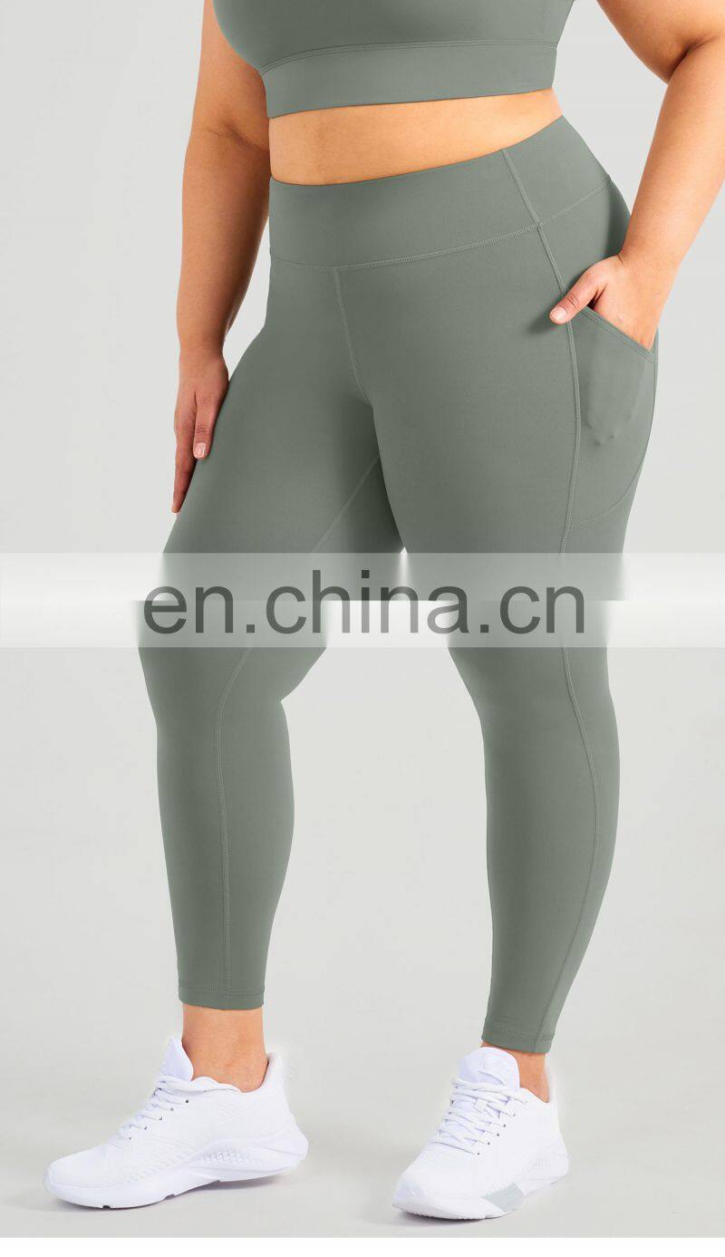 Custom Yoga Leggings With Pocket Gym Plus Size Workout Sexy Body Scrunch Butt Sport Pant
