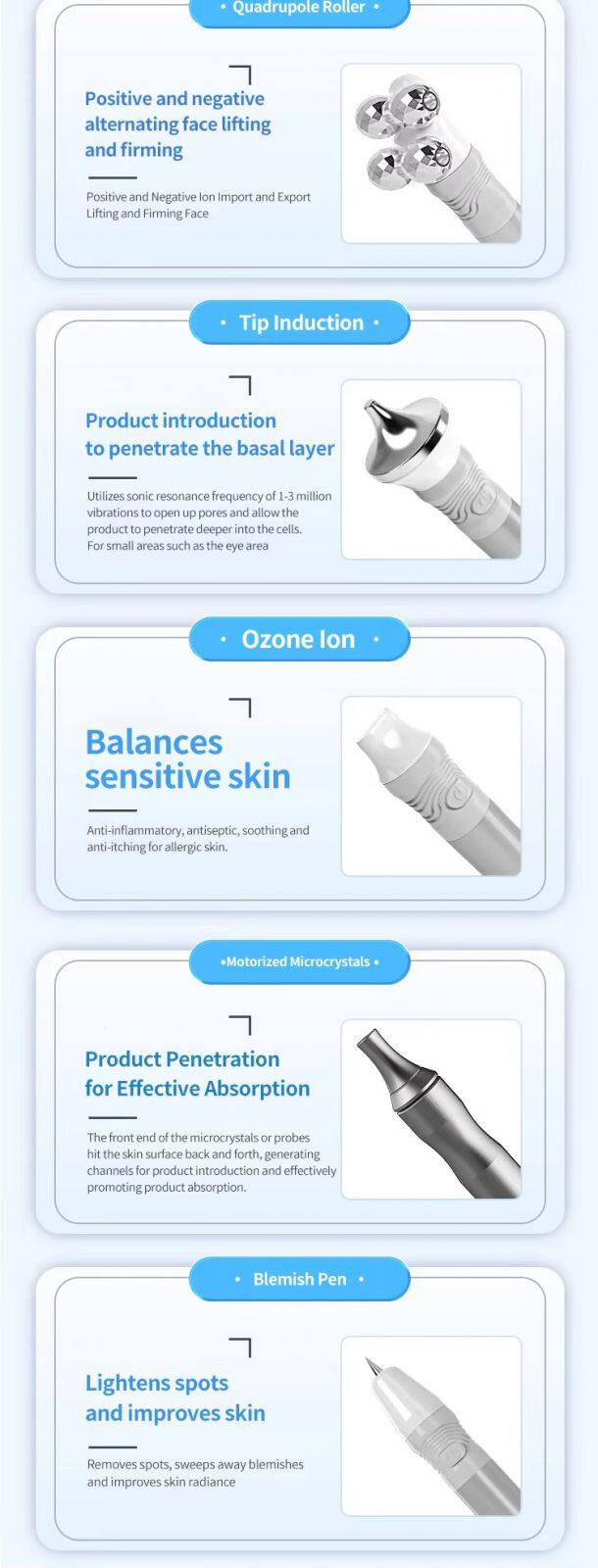 ADM Popular Product Microdermabrassion and Hydra Oxygen Facial Skin Rejuvenation Deep Cleaning Hydra Oxygen Facial Machine 2024