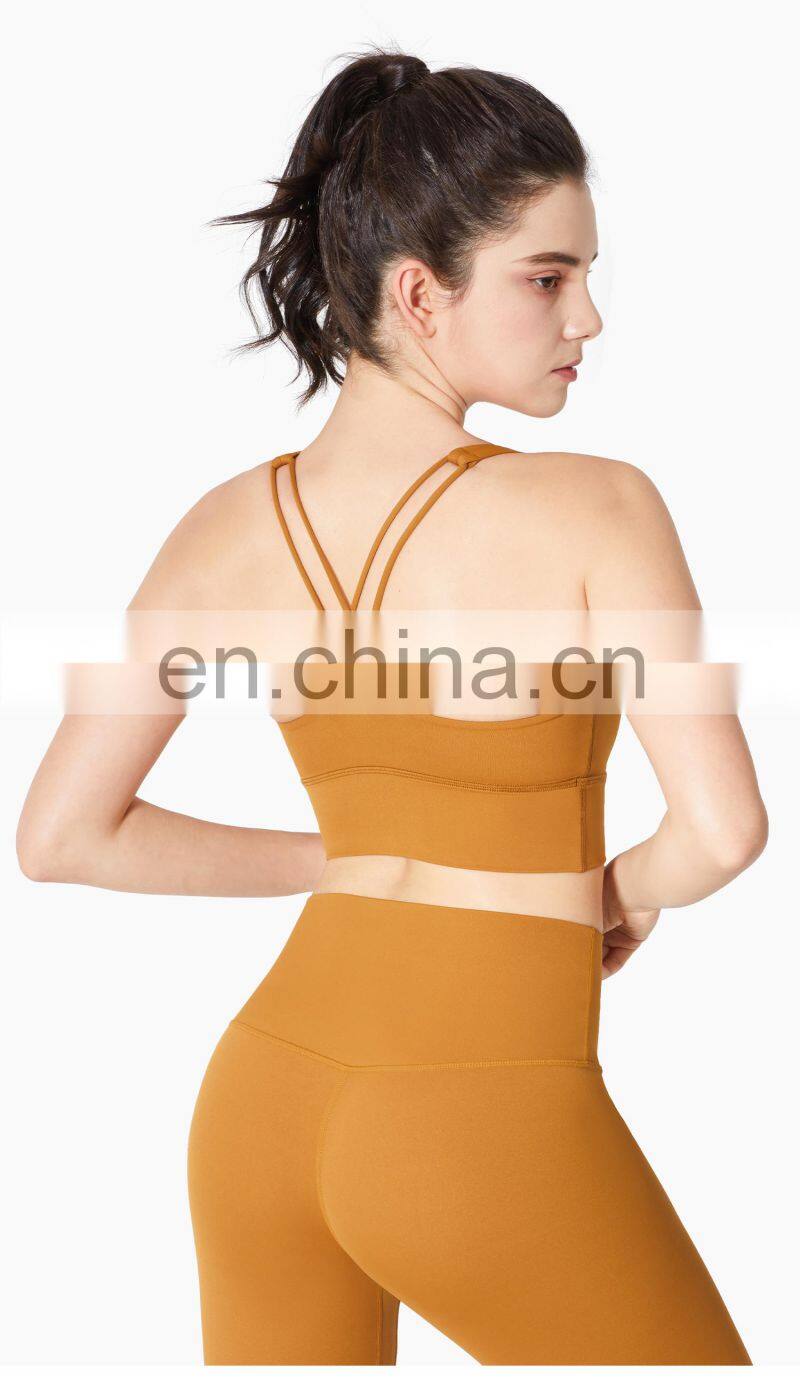 2022 ECO Fashion High Impact XS-3XL Plus Size Sports Bra Adjustable Gym Bra For Women