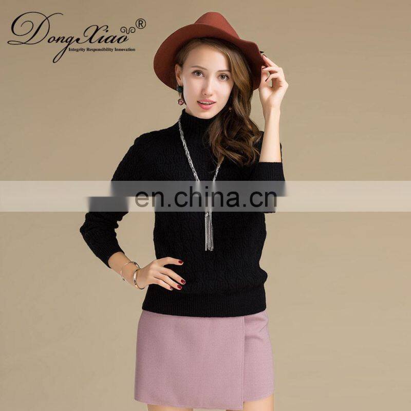 100% Pure Cashmere Women's Pullover Warm Thick Sweater Comfortable Women's Pullover