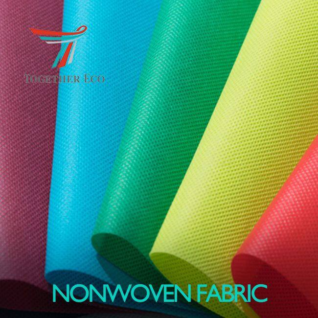 China non woven Supplier Polypropylene spunbond nonwoven fabric PP spunbonded non-woven fabric rolls