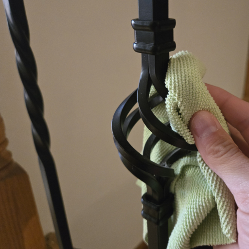 How to wash a wrought iron fence