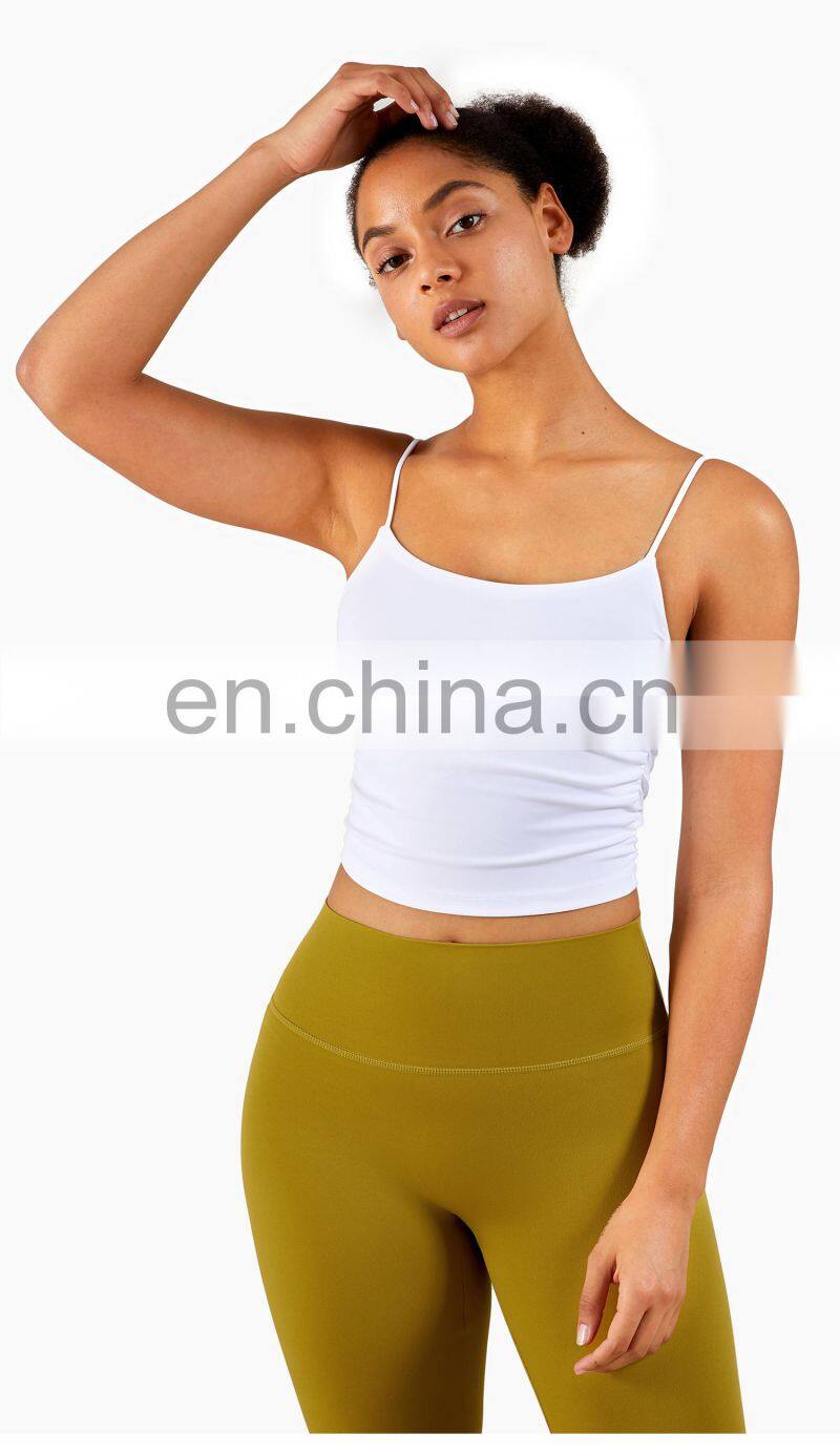 High Quality Sports Bra Skin-Friendly Workout Thin Strap Yoga Custom Tank Top Women