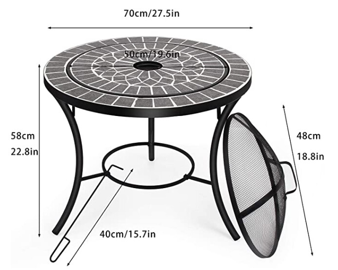 Outdoor barbecue grill table: make every gathering full of fireworks