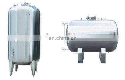 stainless steel  milk cooling storage tank