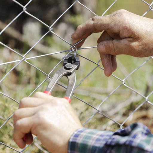 how to repair chain link fence