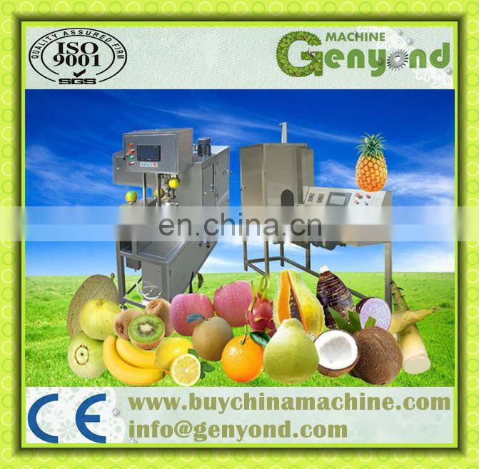 Shanghai Factory industrial automatic Commercial Fruit Mango Processing equipment  Peeling Coring Slicing Cutting peeler Machine