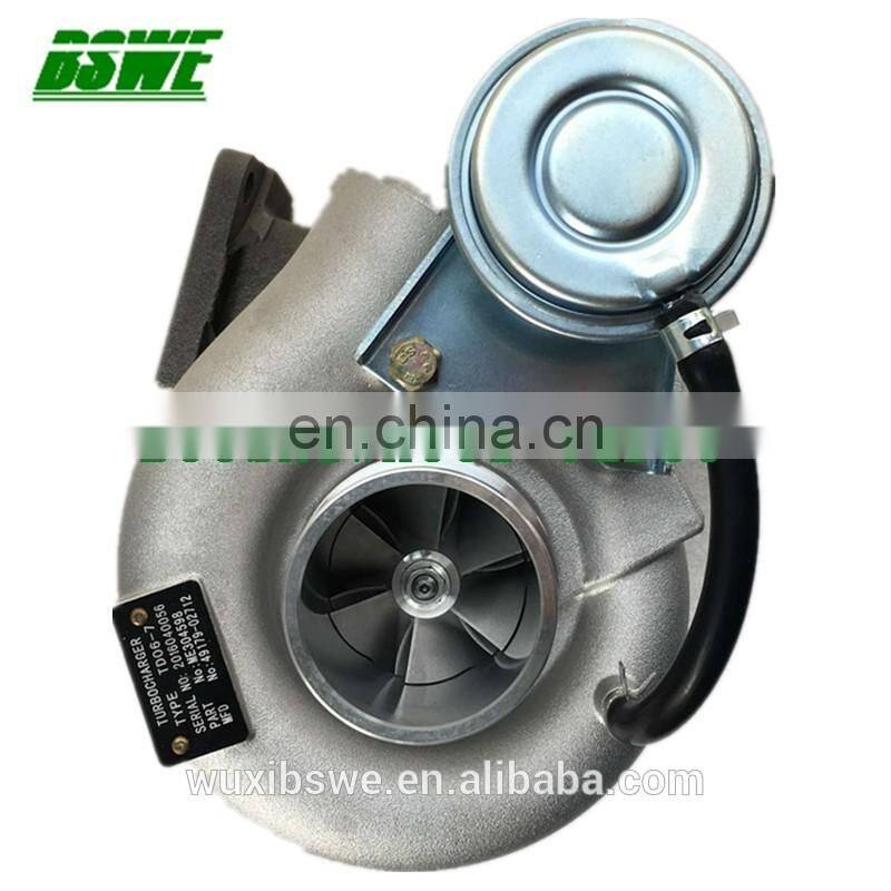 Turbocharger TD06-7 Turbo ME304031 ME304598 for Fuso 6M60 EURO 4 Engine 49179-02712 49179-02710 49179-02711