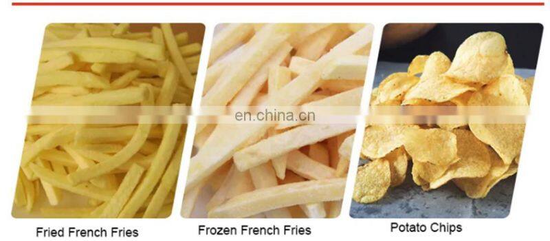 Fully Automatic Frozen French Fries Production Line Fresh Potato Chips Making Machine Price For Factory