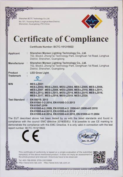 Certificate of Compliance