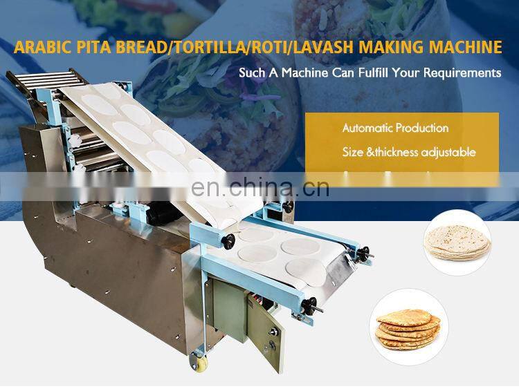 Factory Arabic Food Pita anko pita bread forming baking making machine
