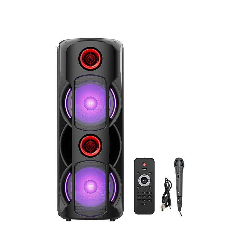 ZQS8225 sell well subwoofer 30W power dual 8 inch speaker wireless bass sound bluetooth speaker