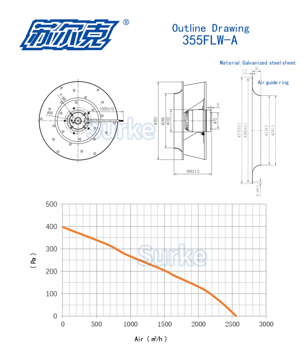 355FLW-A外形图(英文)