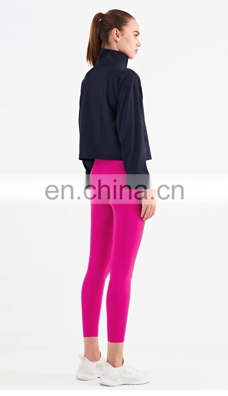 Autumn New High Standard Zipper Yoga Top Outdoor 240g Gym Jacket Casual Fitness Sports Suit