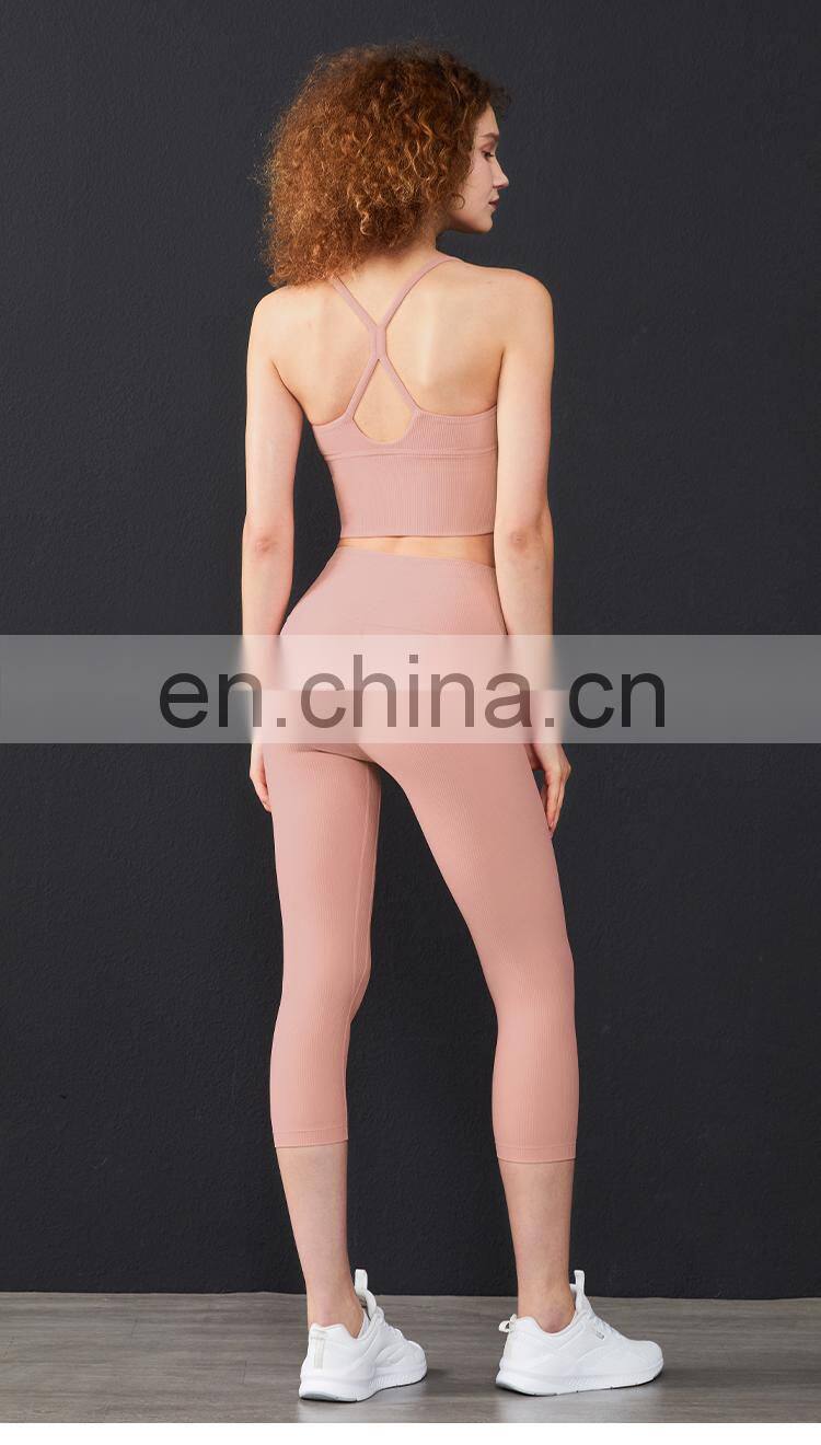 Hollow Out Sports Bra for Women Sexy Training Top for Yoga Suit Workout Fitness Wear